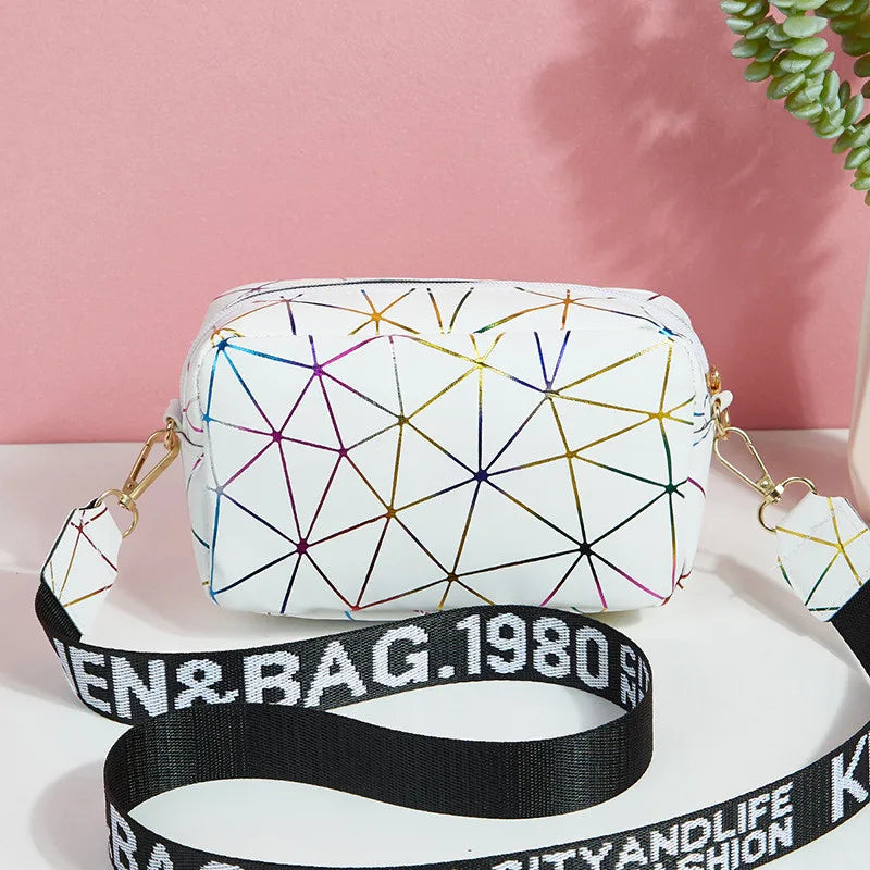 Luxury Geometric Flap Crossbody