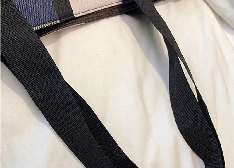 Luxury Fashion Plaid Tote