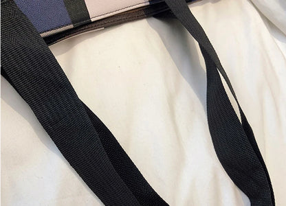 Luxury Fashion Plaid Tote