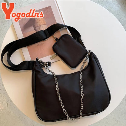 Luxury Versatile Nylon Bag Set