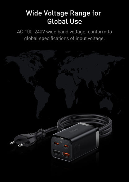 100W/65W GaN Desktop Fast Charger - 4-in-1 Universal Power Station