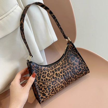Luxury Zebra Print Underarm Bag
