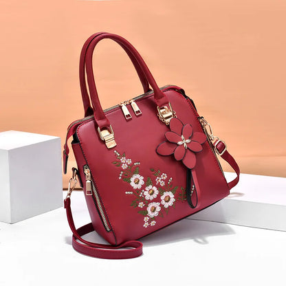 Luxury Embroidered Tassel Tote