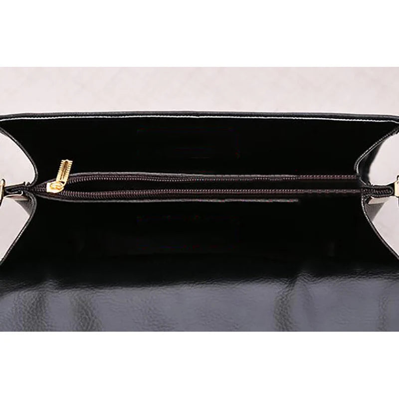 Luxury Solid Flap Crossbody
