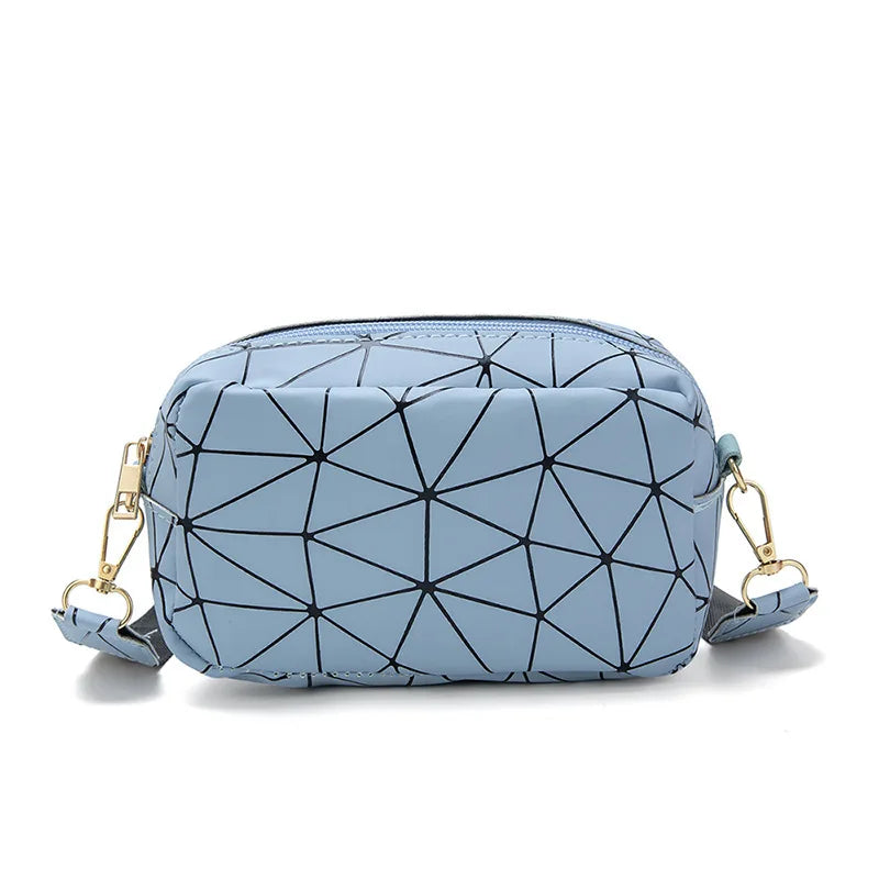 Luxury Laser Geometric Square Bag