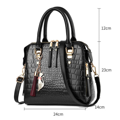 Luxury Crocodile Pattern Tote