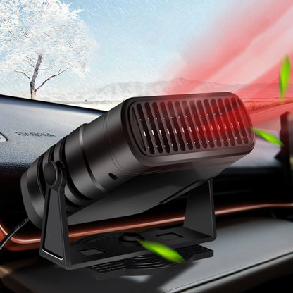 2-in-1 Car Heater and Cooling Fan - 12V/24V Windshield Defroster & Demister