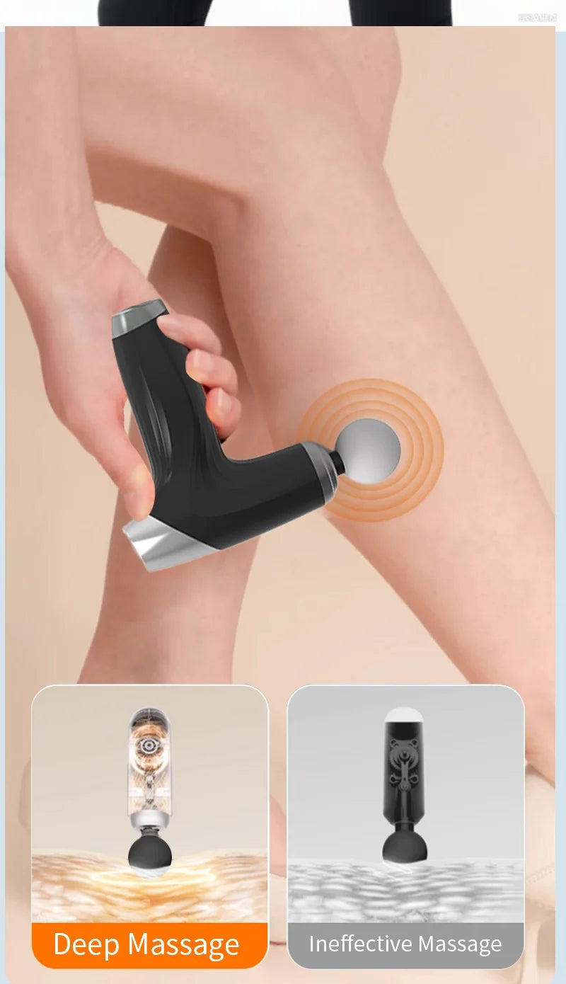Mini Deep Tissue Percussion Massage Gun for Muscle Relaxation & Pain Relief