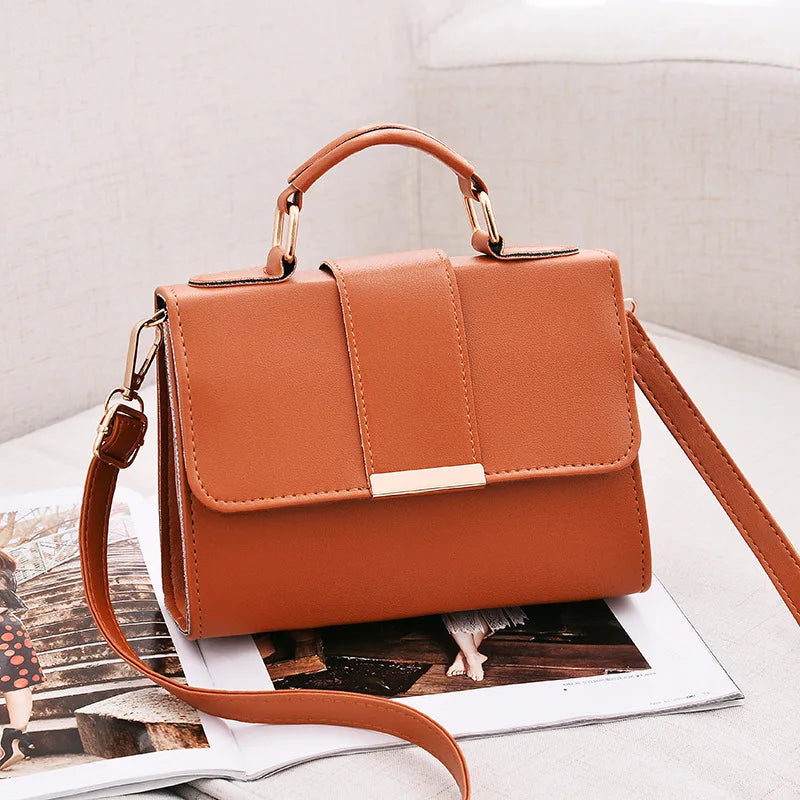Luxury Solid Flap Crossbody