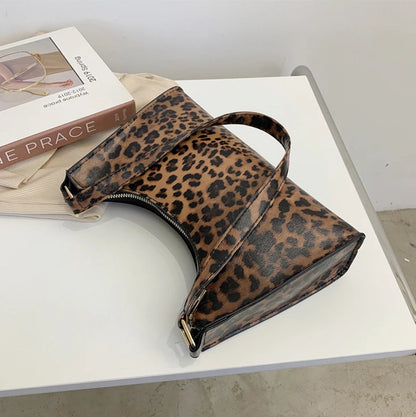 Luxury Zebra Print Underarm Bag