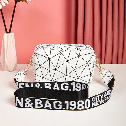 Luxury Laser Geometric Square Bag