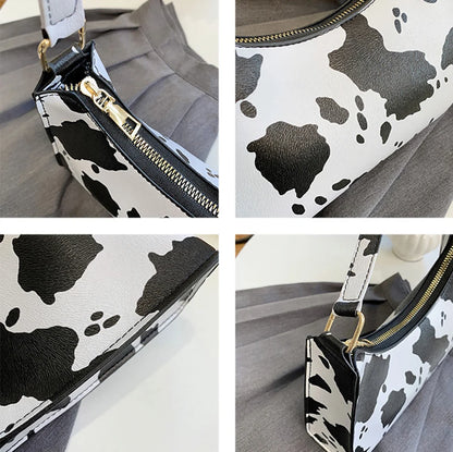 Luxury Zebra Print Underarm Bag