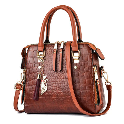 Luxury Crocodile Pattern Tote