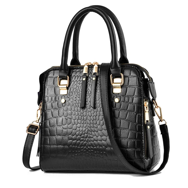 Luxury Crocodile Pattern Tote