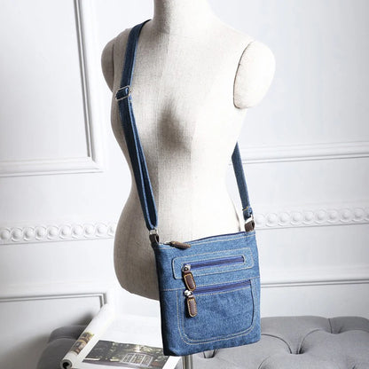 Luxury Vintage Denim Crossbody