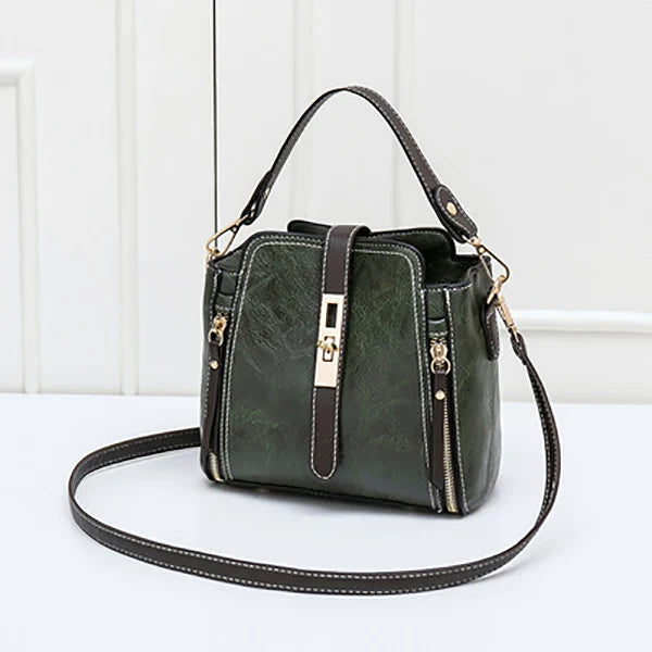 Luxury PU Leather Bucket Bag