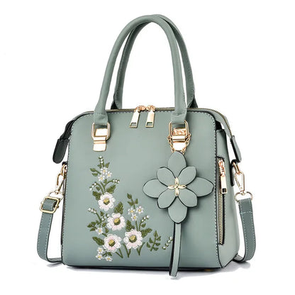 Luxury Embroidered Tassel Tote