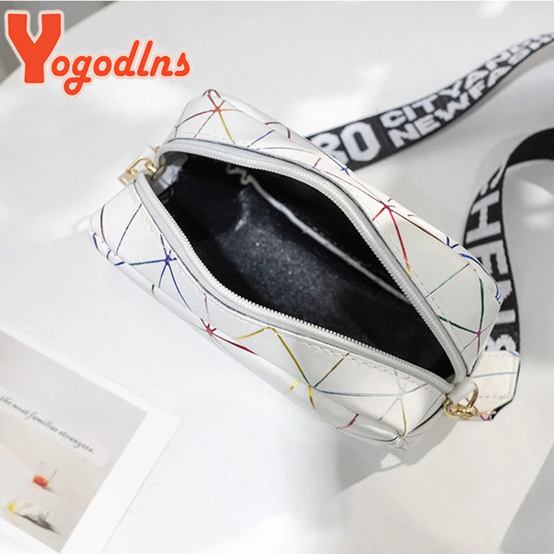 Luxury Laser Geometric Square Bag