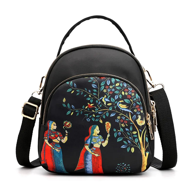 Luxury Multifunctional Nylon Backpack