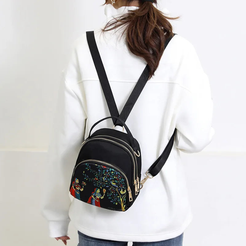 Luxury Multifunctional Nylon Backpack