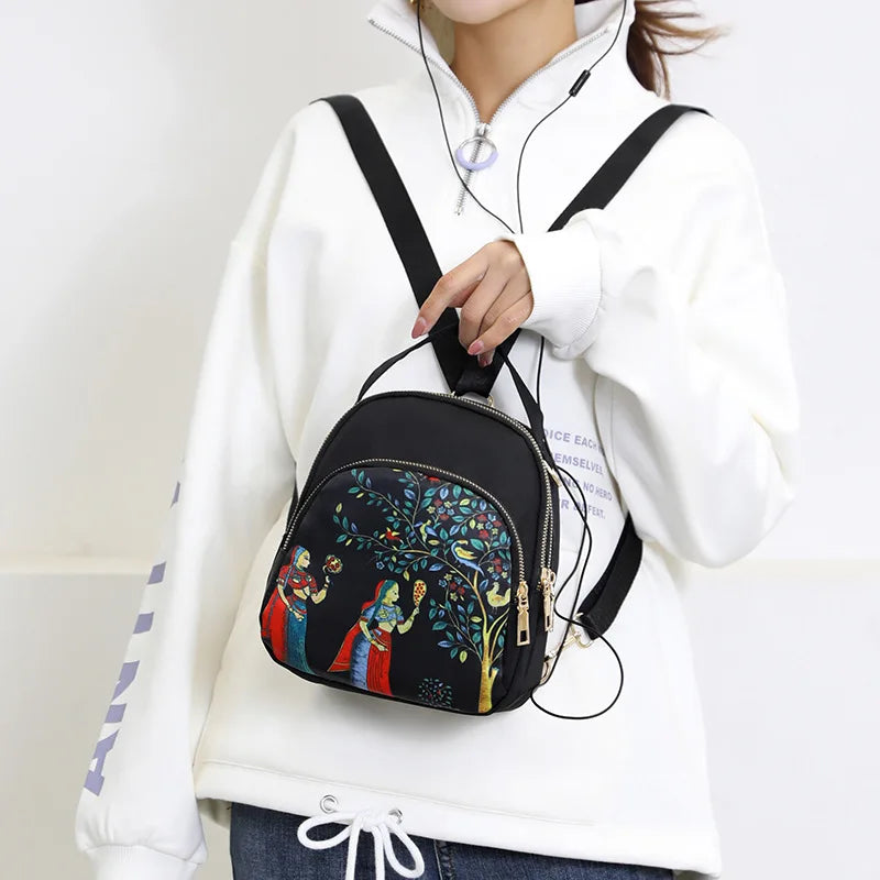 Luxury Multifunctional Nylon Backpack