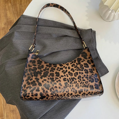 Luxury Zebra Print Underarm Bag