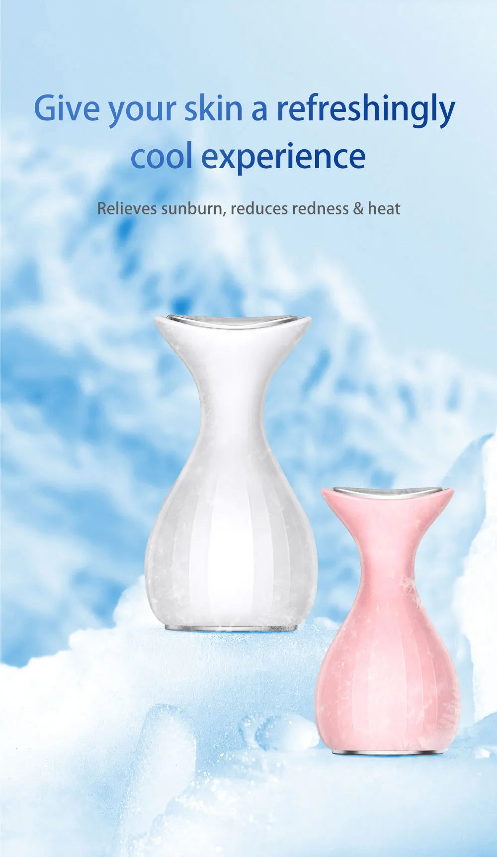 Facial Ice Cooling Hammer for Skin Tightening and Pore Reduction - 10