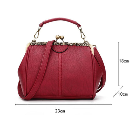 Luxury Vintage Alligator Kiss-Lock Bag