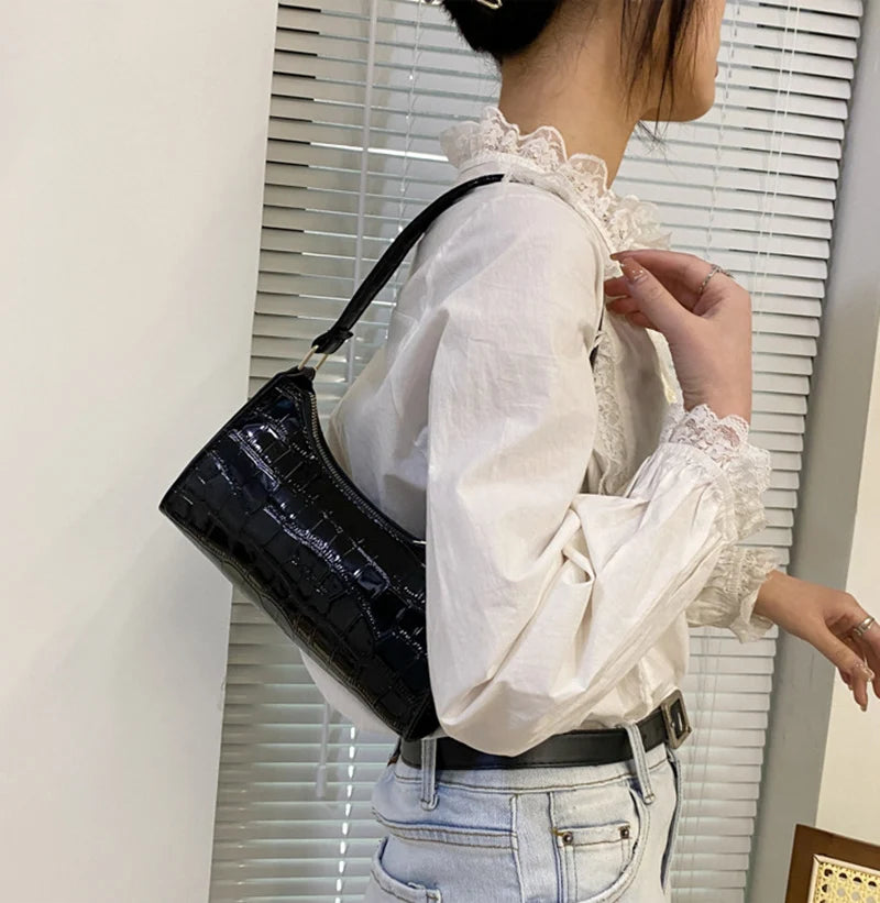 Alligator Underarm Bag