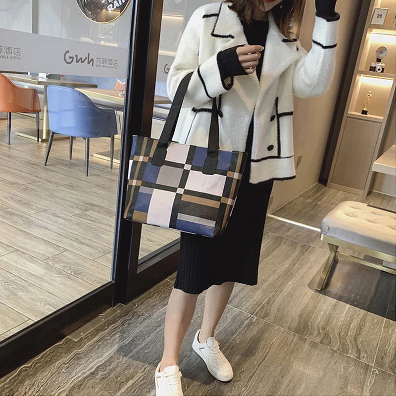 Luxury Large PU Leather Tote
