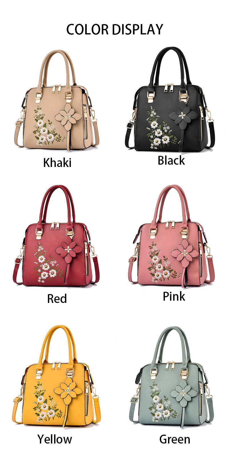 Luxury Embroidered Tassel Tote