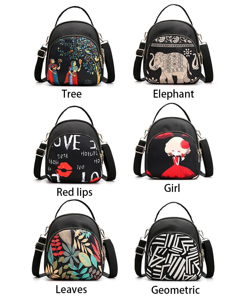 Luxury Multifunctional Nylon Backpack