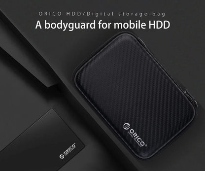 Portable 2.5-inch Hard Drive Protective Case - Shockproof EVA Storage Bag