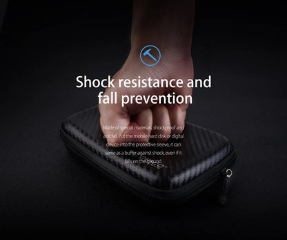 Portable 2.5-inch Hard Drive Protective Case - Shockproof EVA Storage Bag
