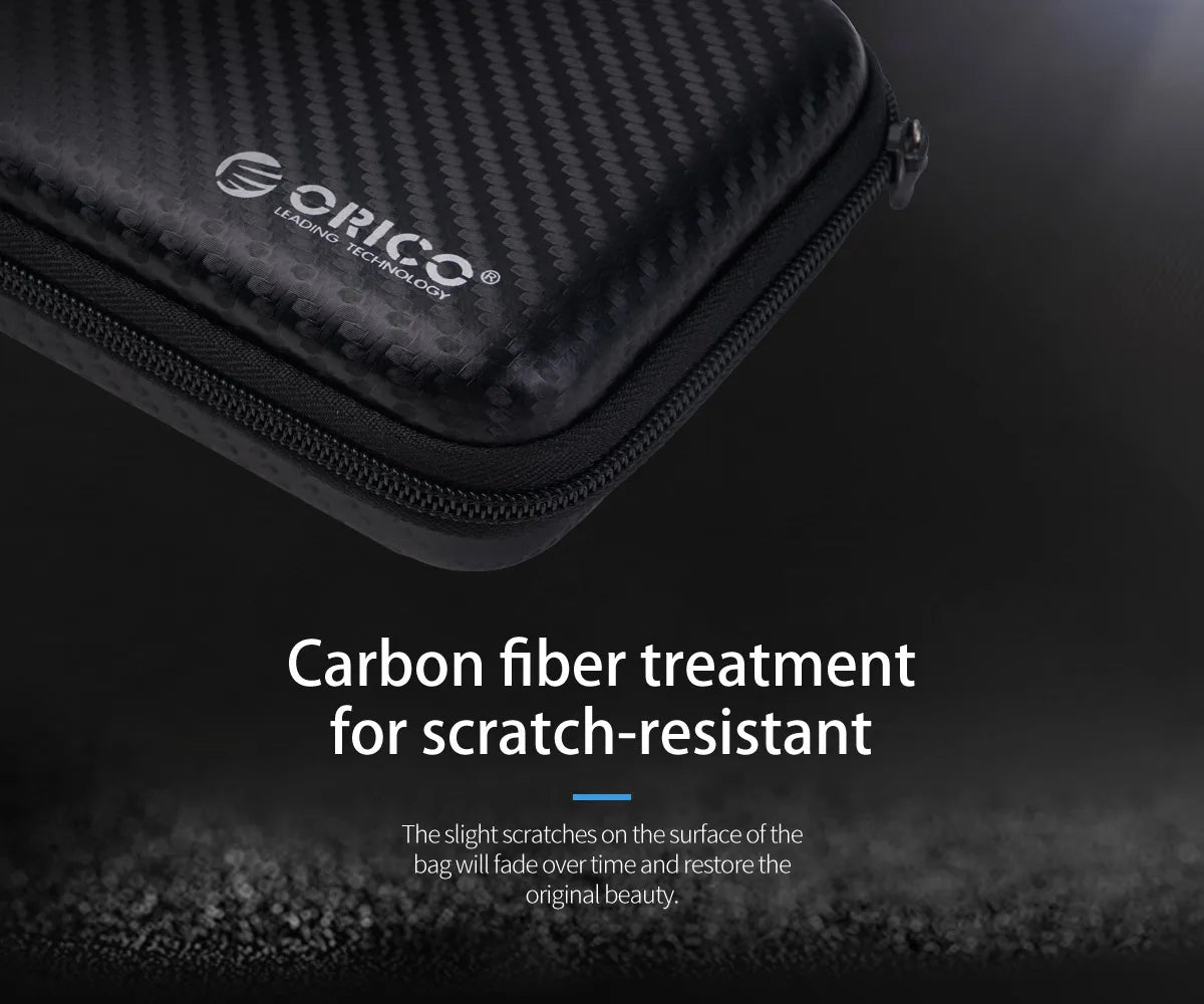 Portable 2.5-inch Hard Drive Protective Case - Shockproof EVA Storage Bag