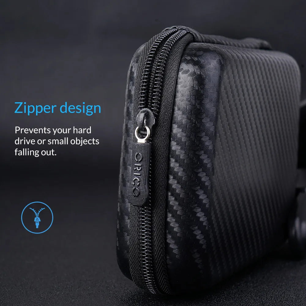 Portable 2.5-inch Hard Drive Protective Case - Shockproof EVA Storage Bag - 5
