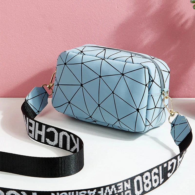 Luxury Laser Geometric Square Bag