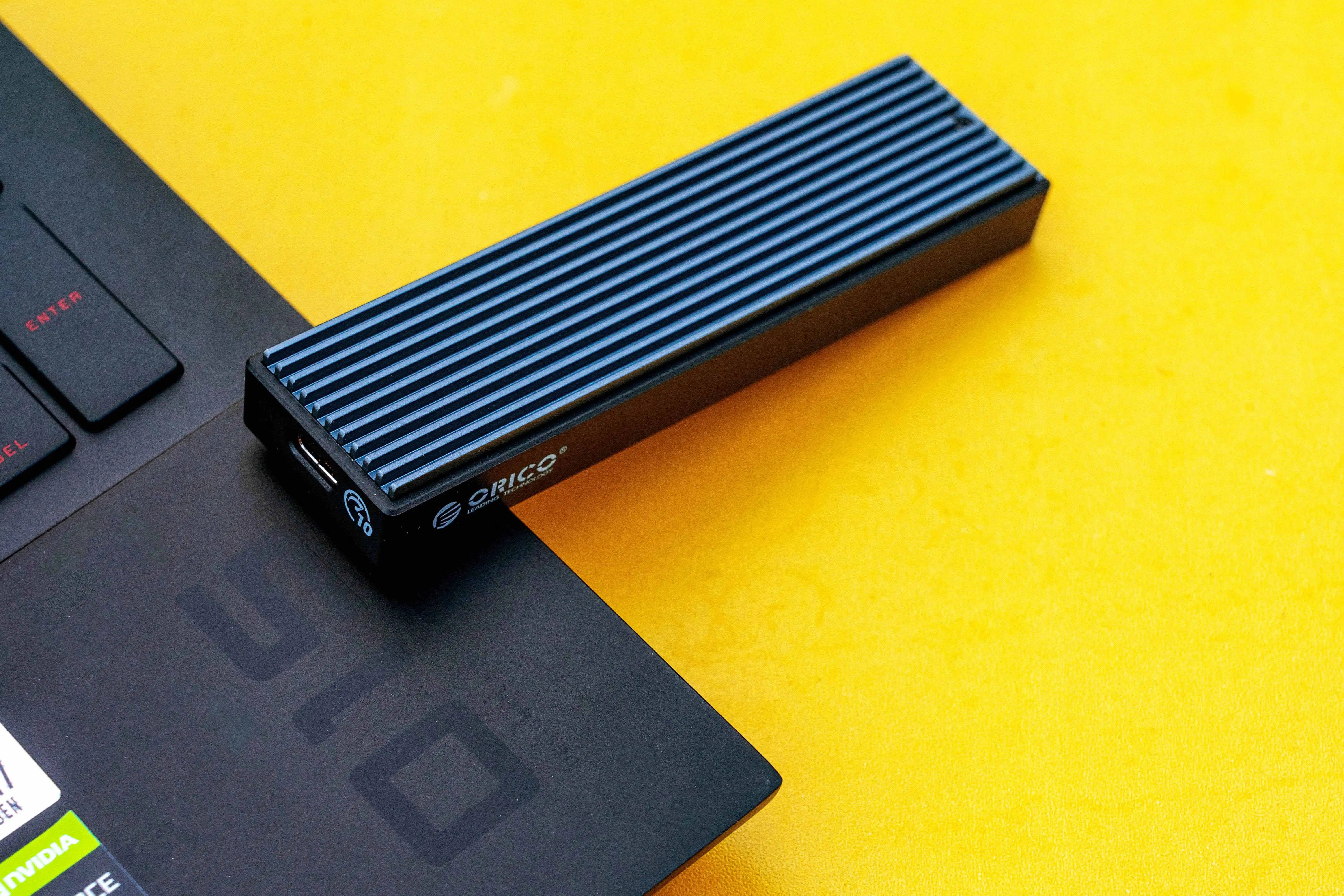 ORICO M.2 NVMe SATA SSD Enclosure - 10Gbps Portable External Drive Case - 24