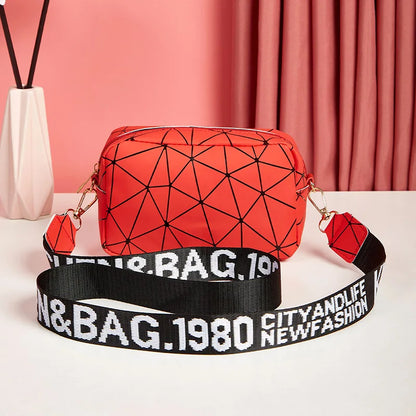 Luxury Laser Geometric Square Bag