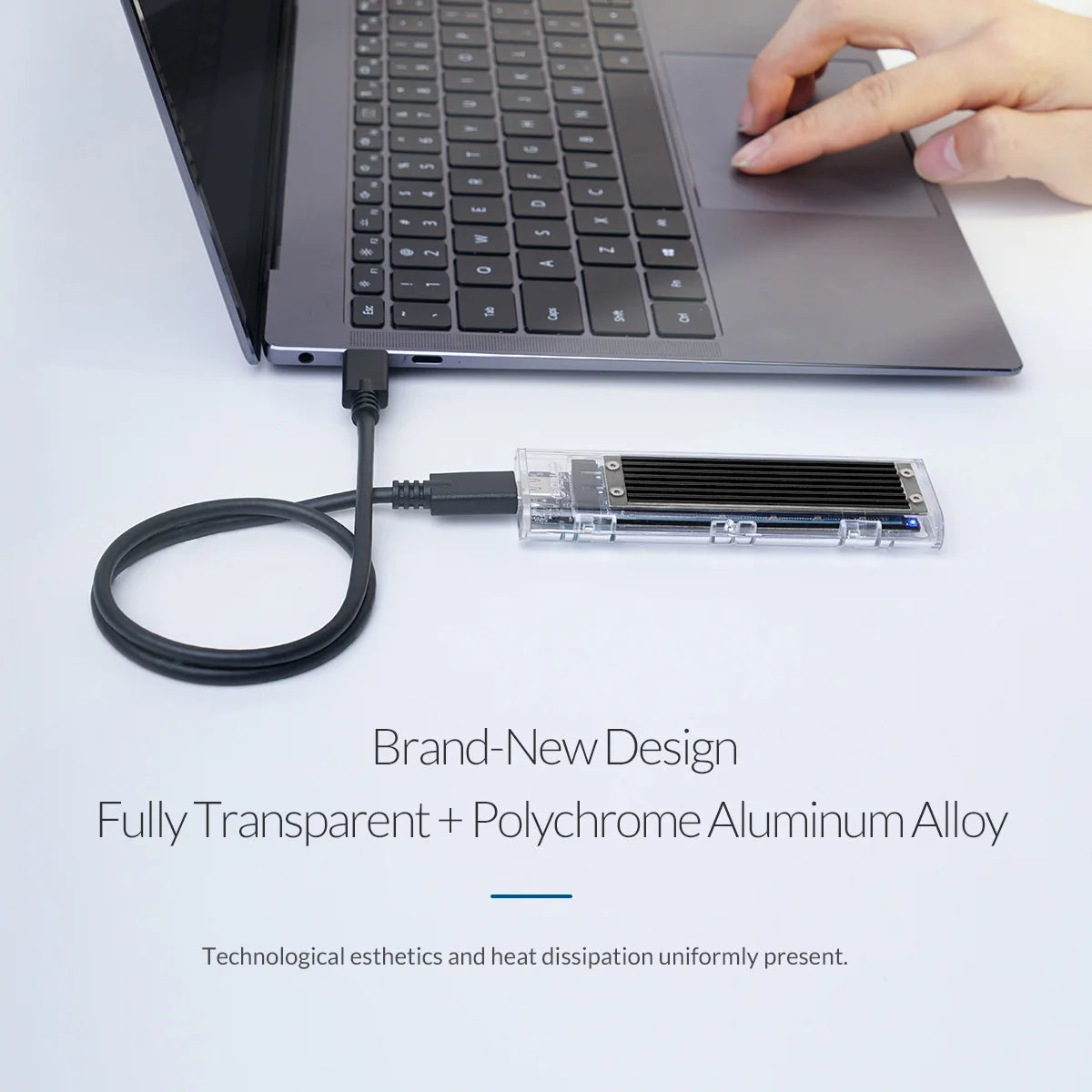 ORICO M.2 NVMe SSD Enclosure USB 3.1 Type-C External Hard Drive Case