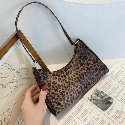 Luxury Zebra Print Underarm Bag