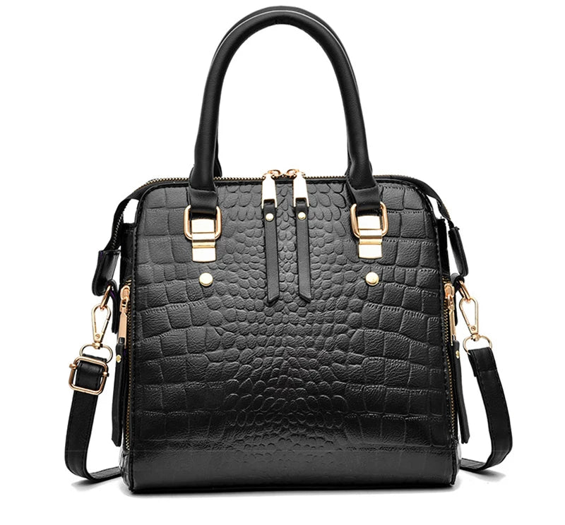 Luxury Crocodile Pattern Tote