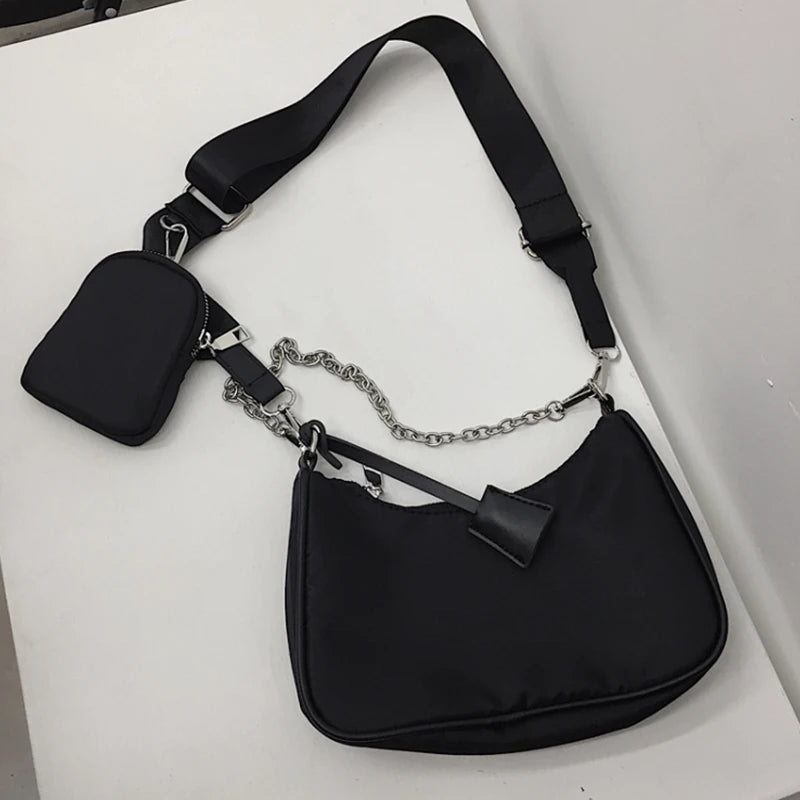 Luxury Versatile Nylon Bag Set