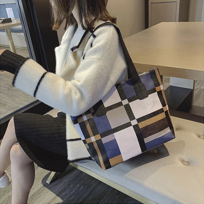 Luxury Large PU Leather Tote