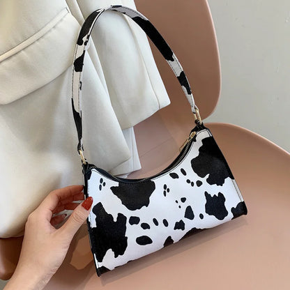 Luxury Zebra Print Underarm Bag