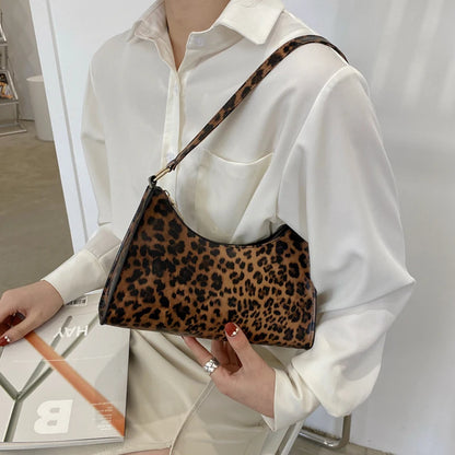 Luxury Zebra Print Underarm Bag