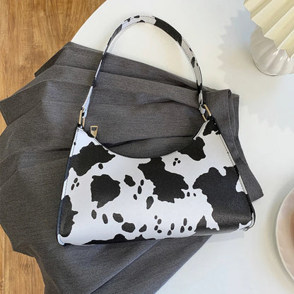 Luxury Zebra Print Underarm Bag