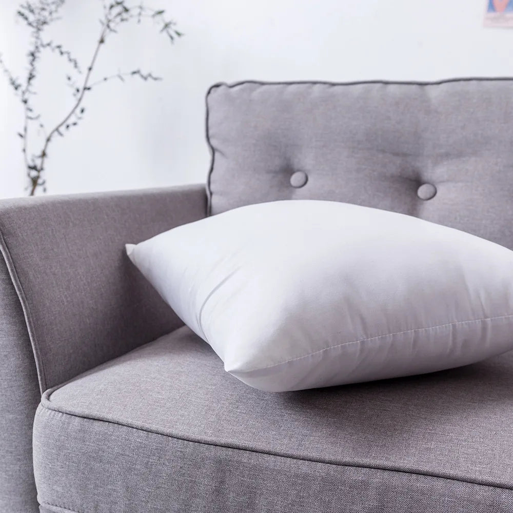 Premium Hollow Fiber Throw Pillow Insert - Soft & Supportive Cushion Core
