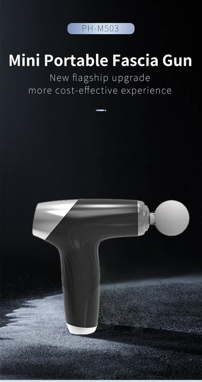 Mini Deep Tissue Percussion Massage Gun for Muscle Relaxation & Pain Relief