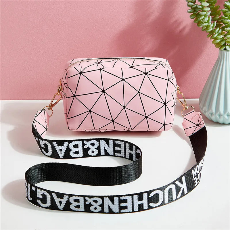 Luxury Geometric Flap Crossbody